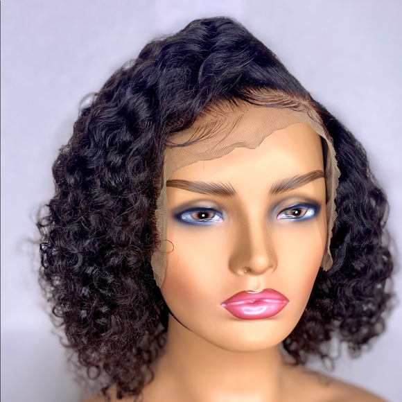 Customized Glueless Lace Frontal Wig 10 inch - Picture 3 of 3